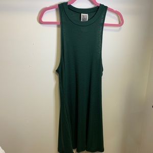 Free People green ribbed tank dress - size large